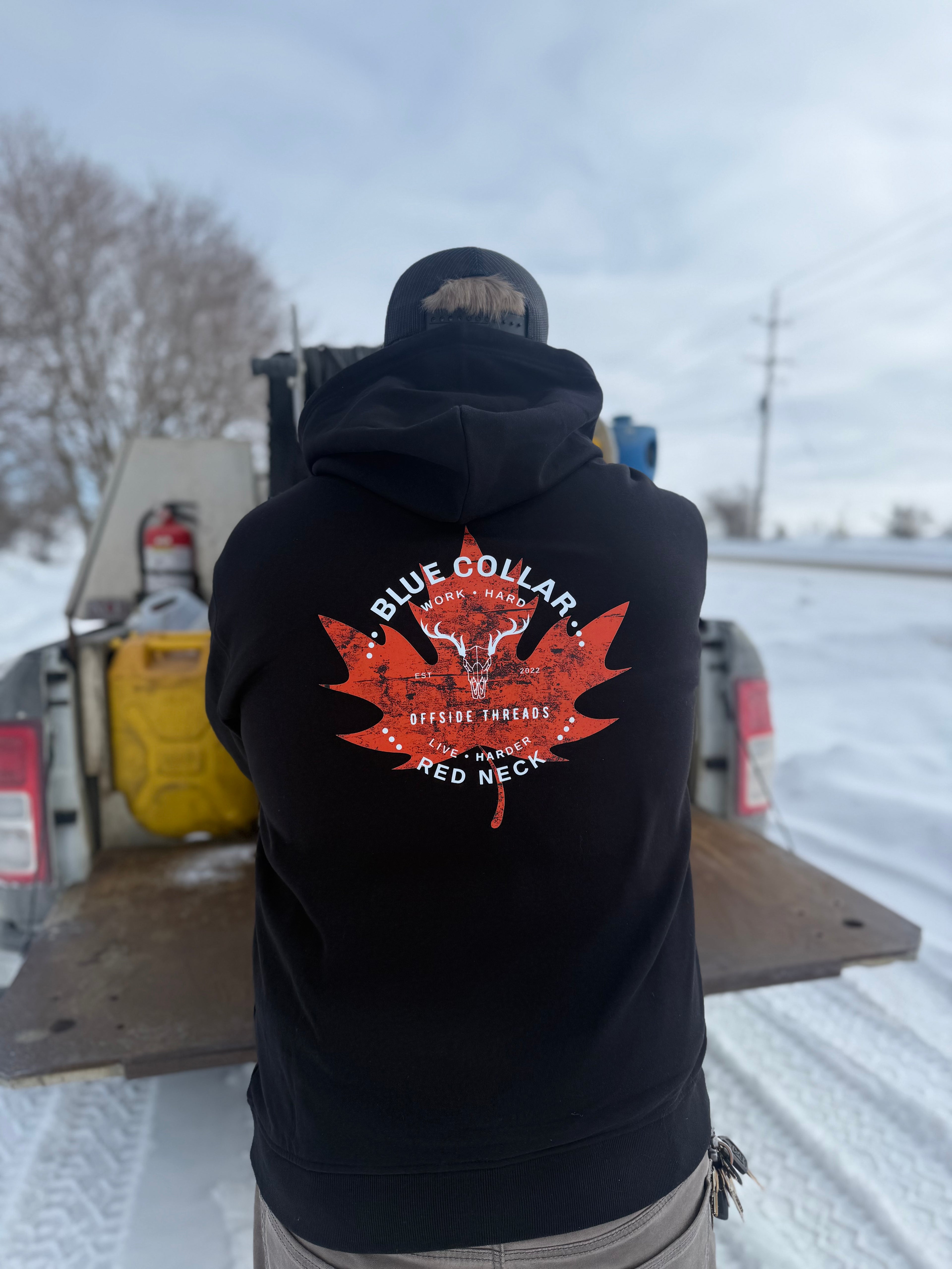 Canadian Blue Collar Red Neck Sweatshirt