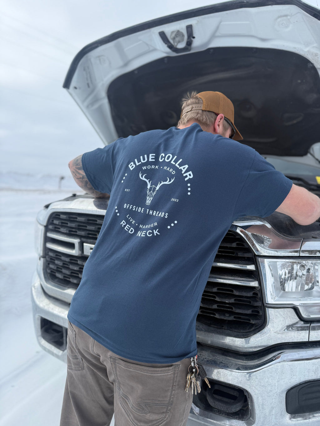 Blue Collar Red Neck T-Shirt
