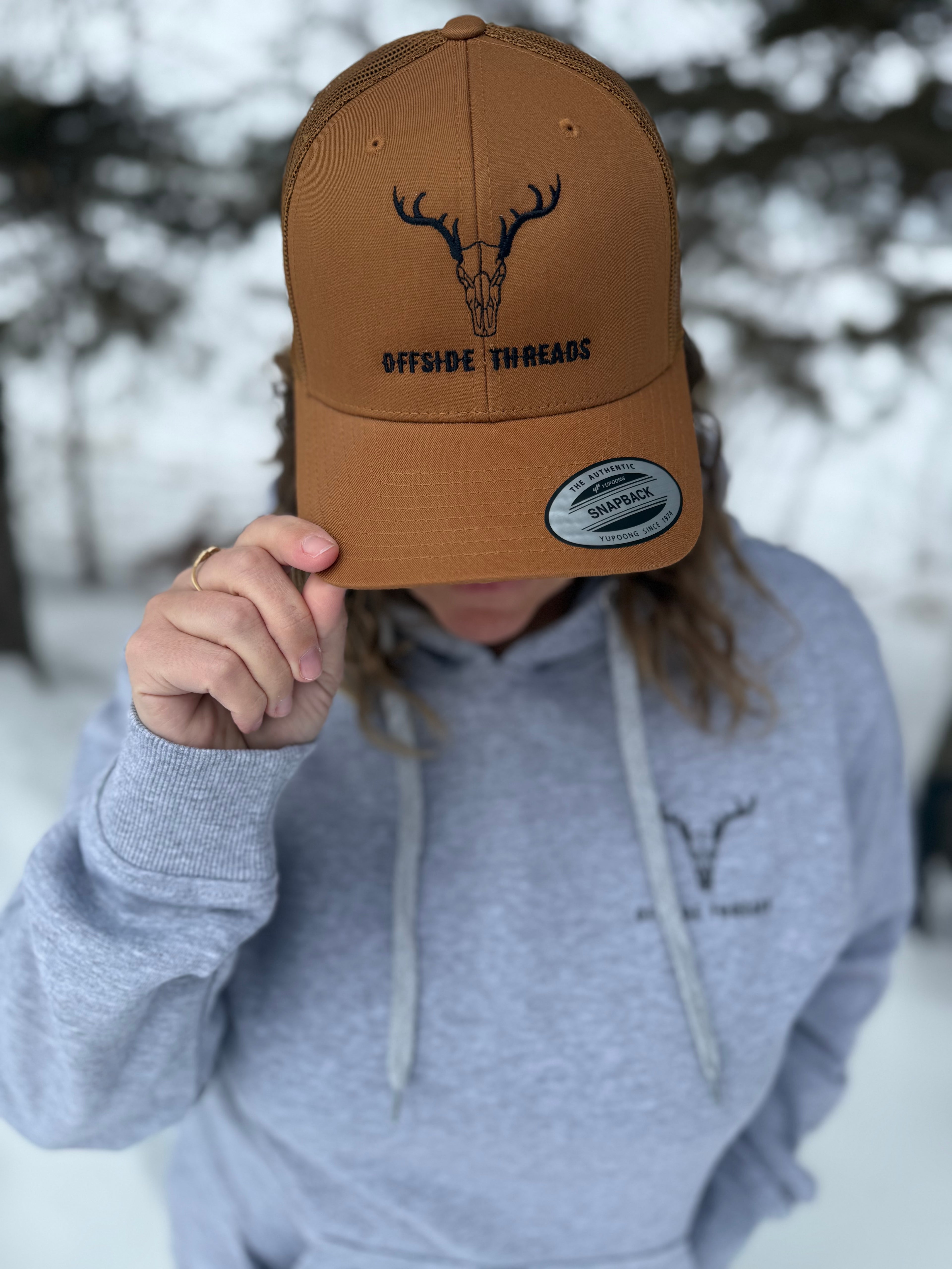 Offside Threads Snapback Trucker Hat