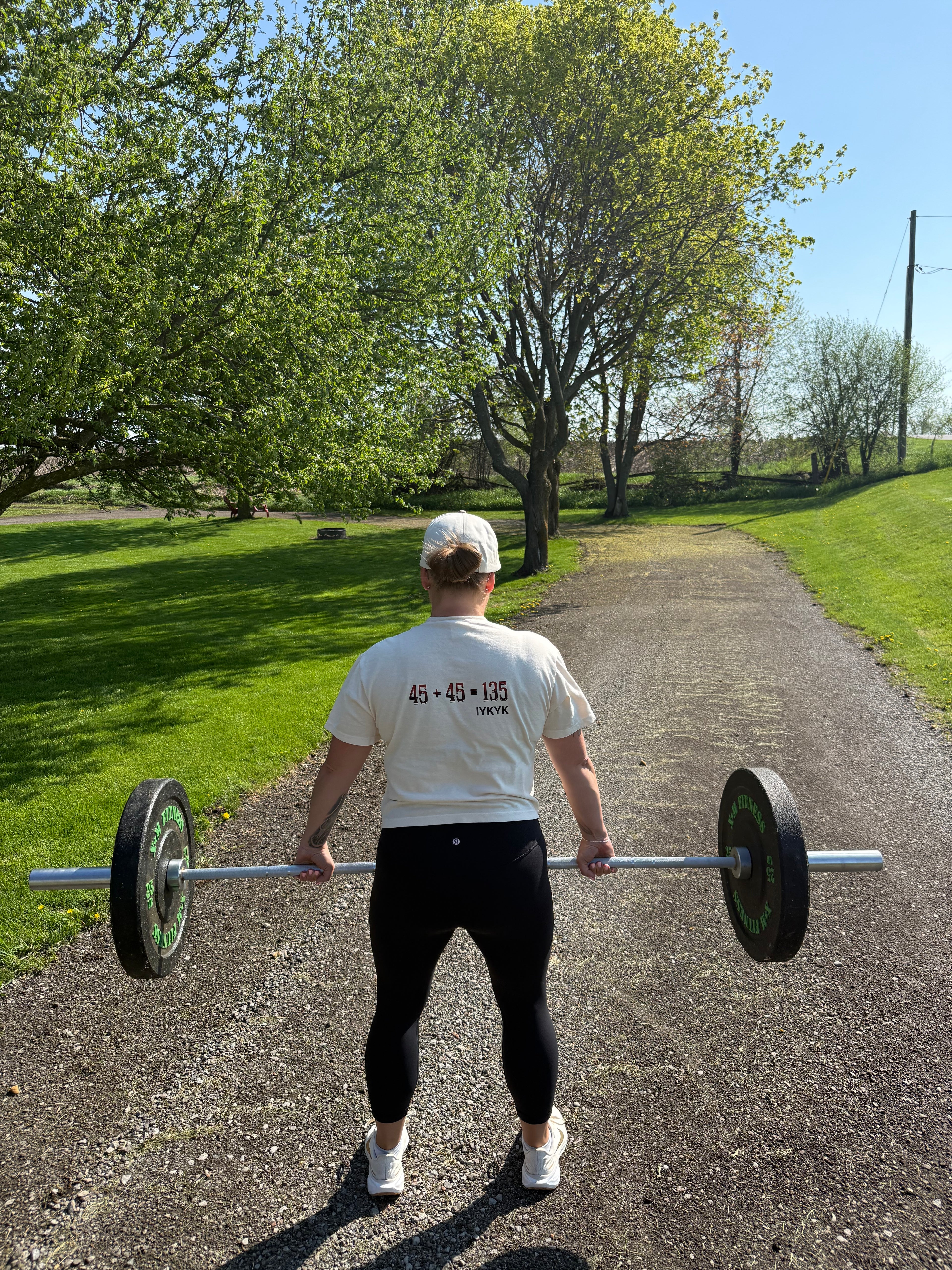 Women's Weightlifting Cropped Tee