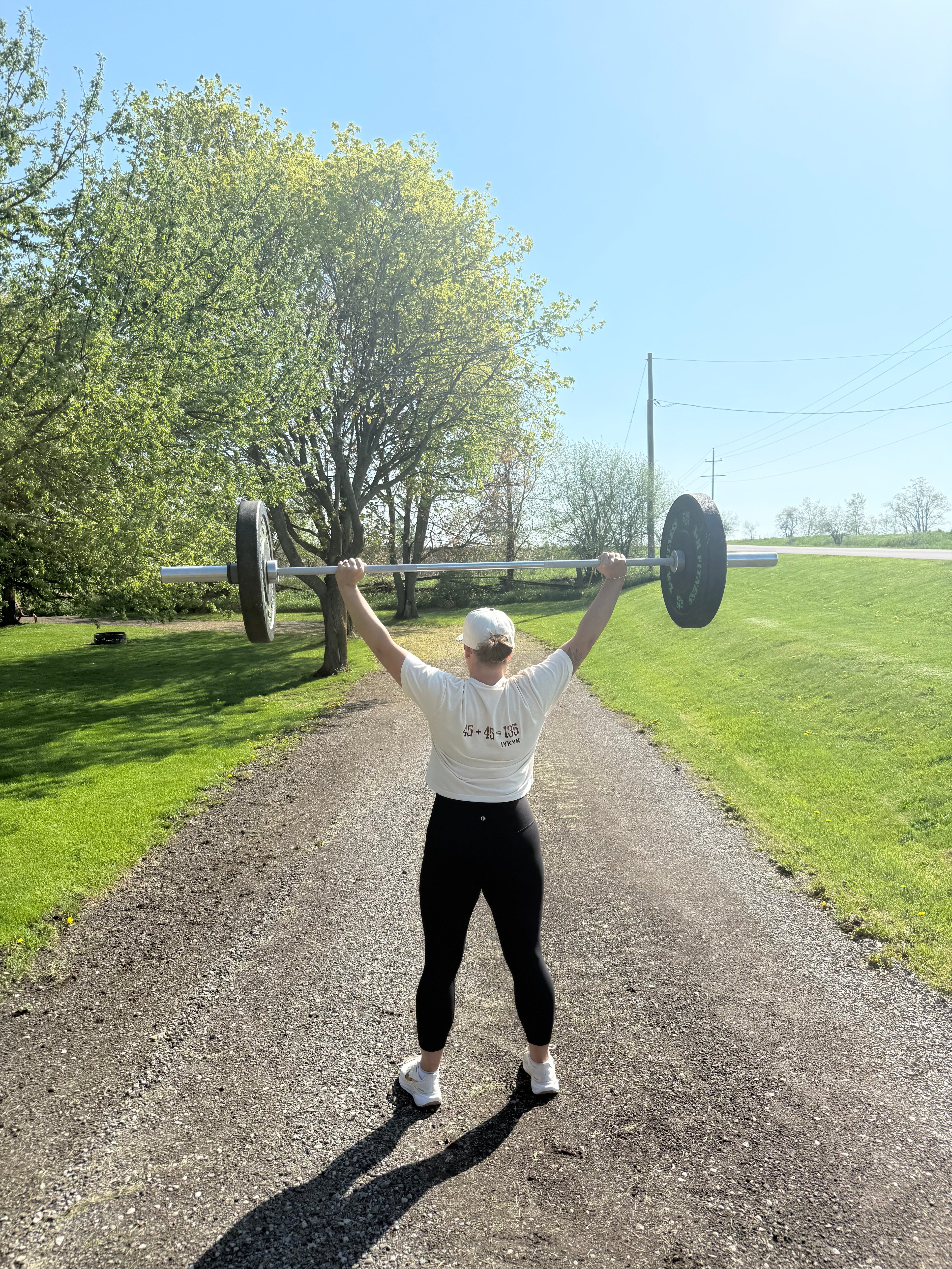 Women's Weightlifting Cropped Tee