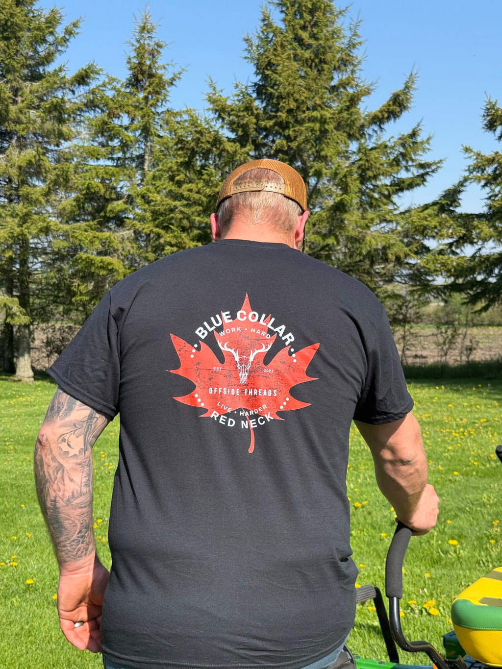 Canadian Blue Collar Redneck T-Shirt