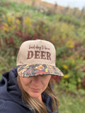 Tan / Camo Brim Hat - CUSTOMIZE ME!