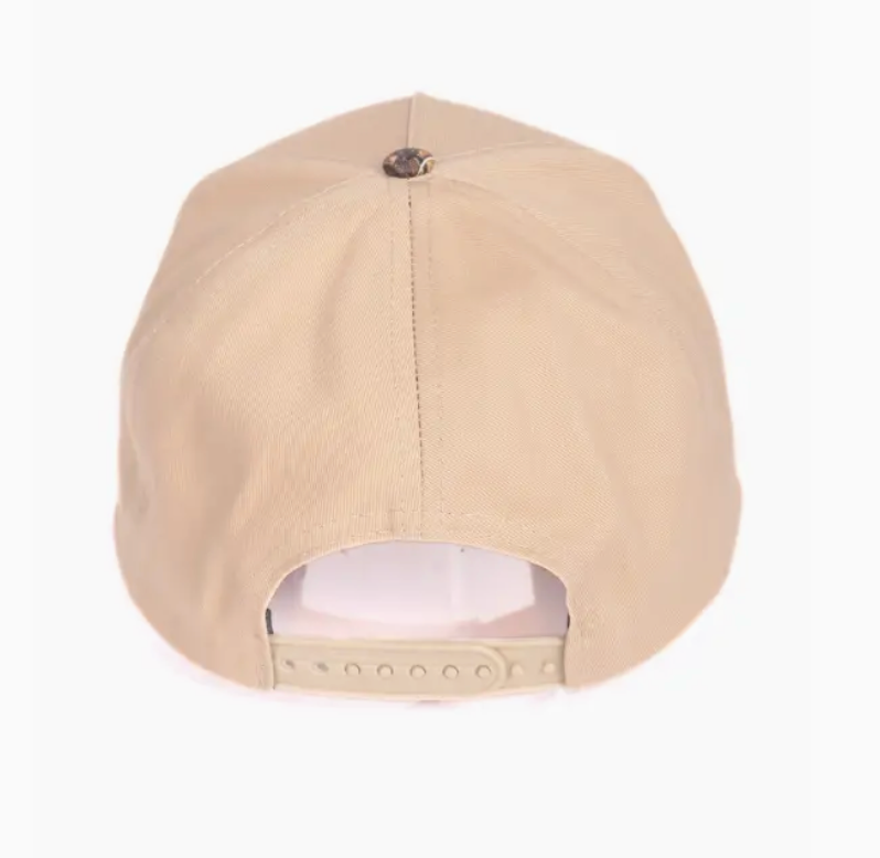 Tan / Camo Brim Hat - CUSTOMIZE ME!